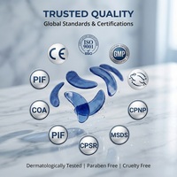 Private Label Cafeïne Peptide Hydrogel Onderoogpatches, ontzwelling en hydraterende oogmaskers, HA Vegan OEM, aangepast logo