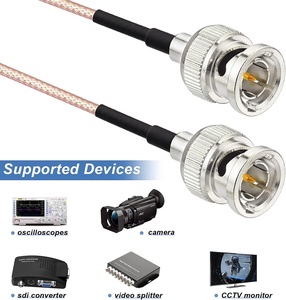 Conector de Compresión <span class=keywords><strong>BNC</strong></span> RG179, Macho <span class=keywords><strong>BNC</strong></span>, Cable RG179 de <span class=keywords><strong>12g</strong></span> <span class=keywords><strong>SDI</strong></span> de 75 ohmios, Rollo de Cable <span class=keywords><strong>SDI</strong></span> de 6g, Cable Coaxial RG179 - Product Image 4
