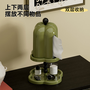 Desktop Tissue <b>Box</b> <b>Large</b> Capacity Multi Functional For Living Room And Bathroom - Product Image 4