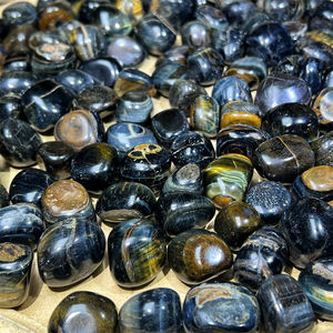 Di alta qualità di vendita calda naturale di piccole dimensioni blu occhio di <span class=keywords><strong>tigre</strong></span> caduto pietra per la guarigione - Product Image 3