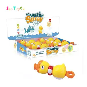 6 шт. желтая утка водометы стрелок водяной насос игрушки для ванной комнаты