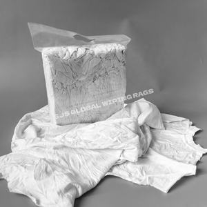 Trapos de Algodón Blanco Reciclado, Trapos de Camisetas de Colores, Trapos 100% Algodón para Limpieza Industrial - Product Image 1