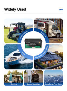 JOYKOO OEM ODM 12V150Ah 12.8v 150ah 12V baterai Lithium Ion isi ulang siklus dalam untuk sistem surya - Product Image 4