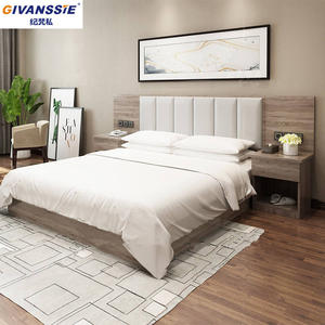 Juego de Muebles de Dormitorio de Hotel de Paneles de Madera Apilables, Resistentes al Agua, Duraderos, Modernos y Ecológicos, Personalizados para Hoteles de 5 Estrellas - Product Image 1