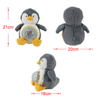 OEM ODM Pingouin Peluche Bébé Veilleuse Peluche Jouet