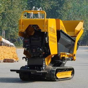 Mini-benne sur chenilles à déchargement frontal, auto-installable et auto-déchargeante, pour l'agriculture et l'exploitation minière, camion à braquage court - Product Image 4