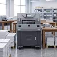 Cortadora de Papel Eléctrica Programable BC-520V8, Ancho de Corte de 520 mm, Máquina Industrial para Cortar Papel para Imprenta