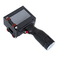 Impresora de Inyección de Tinta Portátil IPS-HH254 Plus, Máquina de Codificación TIJ de 25.4 mm, Impresora de Códigos de Barras de 70 m/min para Cartón, Madera y Acero