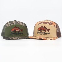 Gorras OEM de 7 Paneles con Malla y Cierre a Presión, Gorras Personalizadas con Logotipo Bordado en 3D, Gorras de Caza de Animales, Gorras Richardson 168, Gorras Trucker de Camuflaje