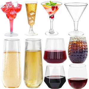 <span class=keywords><strong>Verre</strong></span> <span class=keywords><strong>à</strong></span> <span class=keywords><strong>Vin</strong></span> Sans Pied Incassable en <span class=keywords><strong>Plastique</strong></span> PET <span class=keywords><strong>Réutilisable</strong></span> de 9 <span class=keywords><strong>à</strong></span> 12oz, pour Bar, Fête, Soda, Champagne et Whisky - Product Image 1