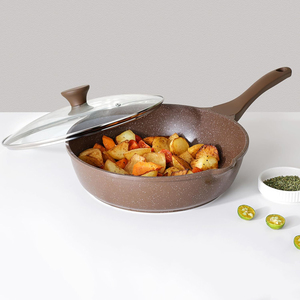 High Quality Ceramic Nonstick Die Cast Aluminium Bakelite Handle Oven Safe 4-5L Capacity Gas & Induction Frying <b>Pan</b> - Product Image 6