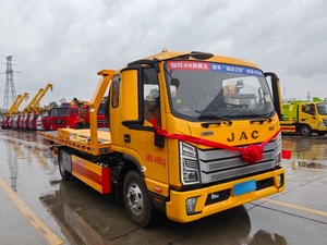 Nouveau Camion de Secours et de <span class=keywords><strong>Remorquage</strong></span> JAC Diesel Manuel à Plateforme Plate Euro 3, Origine Hubei, <span class=keywords><strong>Prix</strong></span> Abordable, 5995x2500x2350, <span class=keywords><strong>Remorquage</strong></span> - Product Image 4