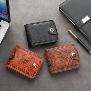 Portefeuille en cuir vintage fait main Boshiho, fermeture à bouton, motif personnalisé, porte-cartes et porte-monnaie, durable, protégé par RFID, cartes de crédit - Product Image 3