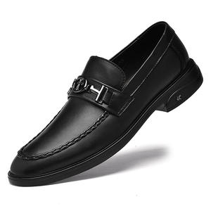 Zapatos de Hombre de Cuero Genuino para Negocios, Casuales, de Boda, Otoñales, Florales, Puntiagudos, Sin Cordones, Delgados y Transpirables - Product Image 2
