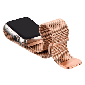 Bracelet de Montre en Gros à Double Fermoir Magnétique pour Montres Connectées <span class=keywords><strong>Apple</strong></span> 38mm/42mm, Élégant, Respirant en Acier Inoxydable CNC - Product Image 3