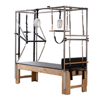 Cama de Pilates Cadillac Profesional de Madera de Arce Norteamericano con Mesa Trapecio y Sistema de Poleas Australian Sailboat para Estudio, Rehabilitación y Yoga