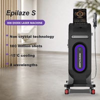 Machine d'épilation au laser à diode 808 Perfectlaser avec poignée de stylo et embouts magnétiques détachables à changement rapide
