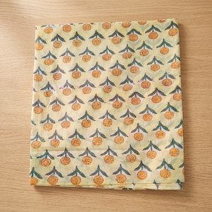 Tela de Algodón 100% Orgánico, Ligera, Estampada con Diseño de Girasoles, Hecha a Mano en India, Color Amarillo, Venta al Por Mayor - Product Image 3