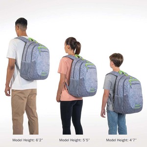 Sac à dos ADDS en tissu Oxford imperméable, grande capacité, design élégant, idéal pour l'école et les voyages, de bonne qualité - Product Image 4