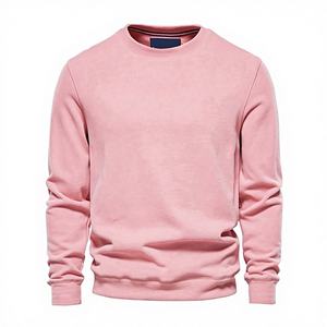 Sweat à capuche pour homme, col rond, manches longues, 100% coton, brodé, couleur unie, anti-plis, respirant, 180g, pour l'extérieur, du Vietnam - Product Image 2
