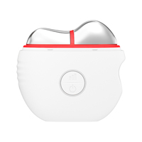 Appareil de massage vibrant portable pour le visage, le cou et le corps, avec microcourant, luminothérapie, Gua Sha, compresses chaudes et froides, et stimulation des méridiens