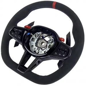 Volante <span class=keywords><strong>M</strong></span> Sport Alcantara con calefacción Compatible con <span class=keywords><strong>BMW</strong></span> M3 M4 M5 M6 X3 X4 X5 X6 X7 <span class=keywords><strong>X8</strong></span> G01 G12 G20 G30 G80 G82 330i M340i - Product Image 2