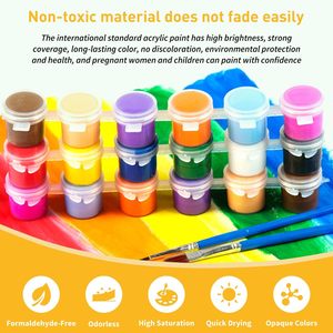 Kits de <span class=keywords><strong>peinture</strong></span> <span class=keywords><strong>par</strong></span> numéros SONGWOOART Série Animaux Cerfs pour débutants avec pinceaux Toile d'art pour décoration intérieure Sans cadre - Product Image 3