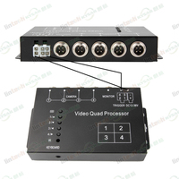 Répartiteur vidéo 4 canaux 8-36V 4 broches pour voiture, boîtier de contrôle de caméra de voiture, multiplexeur vidéo quad, combinateur vidéo