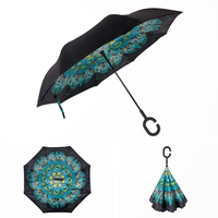 Parapluie classique à double couche 8K en métal droit pour adultes, semi-automatique