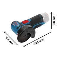 Meuleuse d'angle sans fil Bosch GWS 12V-76, moteur sans balais 12V, meuleuse d'angle lithium-ion, professionnelle