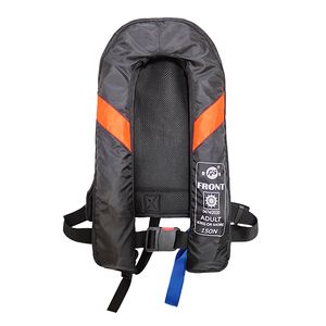 EC البحرية سعر المصنع سترة نجاة قابلة للنفخ دليل جهاز التضخم التلقائي للبحرية المنقذة للحياة سترة حياة عالية الوضوح - Product Image 1