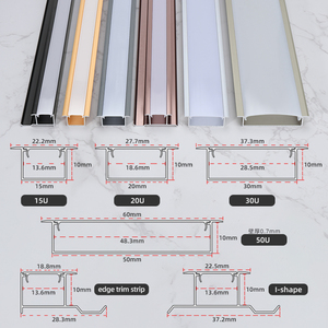 Panneau mural en aluminium personnalisé Bordure de plancher avec extrusion de canal à DEL Cadre d'éclairage mural Illumination <span class=keywords><strong>Galerie</strong></span> Musée - Product Image 4