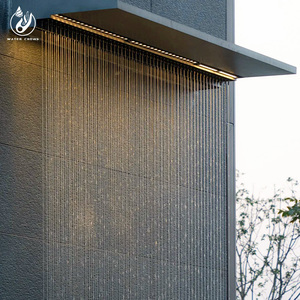 Cascata d'Acqua Decorativa 2025 con Illuminazione, Pompa, Ugello, Controller e Telaio Principale, Lunghezza e Forma Personalizzabili - Product Image 3