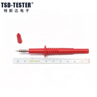 Aiguille de perçage isolant numérique, multimètre, Non destructible, rouge/noir