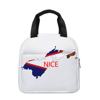 Sac isotherme pour le déjeuner avec imprimé drapeau de la Samoa américaine, sac portable réutilisable, cadeau patriotique pour l'école, les voyages, les pique-niques