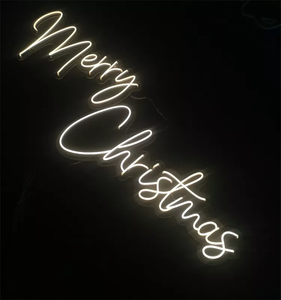 Panneau néon acrylique led personnalisé joyeux noël pour décoration de chambre à coucher - Product Image 1