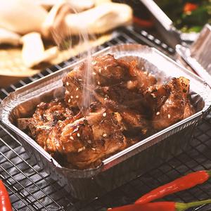 Disposable Aluminum Foil Bread Pan 6x4.8x3.5 Inch Rectangular For Picnic Cooking - Product Image 4