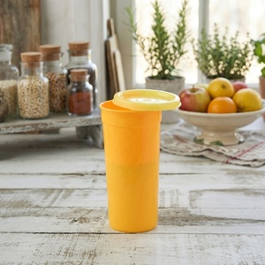 PP Single Wall <b>Plastic</b> <b>Cup</b> with Lid Custom Logo Disposable Drinkware for Coffee Tea Juice & Smoothies at Home or Events - Product Image 1