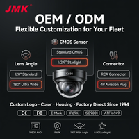 Caméra de recul pour véhicule JMK1080P AHD IP69K étanche avec vision nocturne Starlight pour camion, bus, gestion de flotte