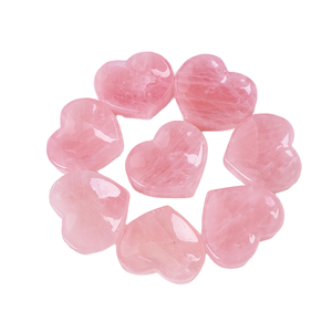 Natural Heart Crystals Love Shaped Pocket Polished <strong>Stones</strong> Heart Healing Crystal <strong>Stones</strong> for Gifts <strong>Chakra</strong> Reiki Yoga Meditation - Product Image 1