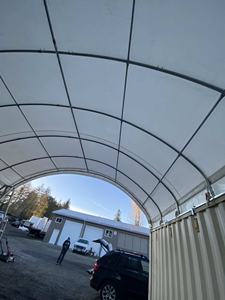 <span class=keywords><strong>Abri</strong></span> de cheval d'auvent de conteneur résistant 40'x40'x11 40'x40 20'x40 vert <span class=keywords><strong>abri</strong></span> de champ de retombées de conteneur de dôme de tissu d'expédition - Product Image 6