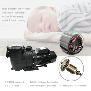 Pompe <span class=keywords><strong>de</strong></span> circulation immergée monophasée auto-amorçante 2 CV à haut rendement énergétique 50 Hz pour filtration d'<span class=keywords><strong>eau</strong></span> <span class=keywords><strong>de</strong></span> piscine - Product Image 3