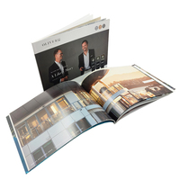Magazine professionnel de haute qualité, couleurs pleines, personnalisé, format paysage, couverture souple, reliure parfaite, imprimé offset, papier couché.