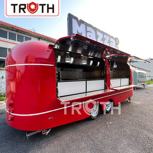 Vérité Café Remorque Food Truck Ice Cream Van Fournitures Burger Us Standard Camper Rapide Entièrement <span class=keywords><strong>Caravane</strong></span> Equinped Food Trailer - Product Image 4