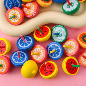 Toupies en bois colorées, jouet traditionnel pour enfants de 2 à 6 ans - Product Image 3