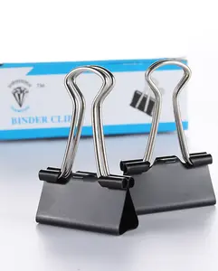 Hohe qualität 41mm metall Eisen Jumbo Schellen Papier Binder Clips für Büro Schule Liefert