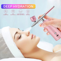 Kit aérographe sans fil à faible MOQ, personnalisable, en alliage d'aluminium, pour entreprises de sourcing de salons de beauté