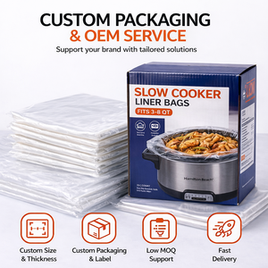 Sacs de protection en nylon jetables résistants à la chaleur pour mijoteuse, antiadhésifs, faciles à nettoyer, compatibles avec la plupart des Crock-Pots - Product Image 5