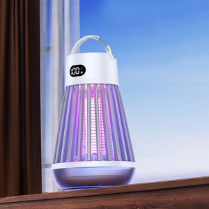 Lampe anti-moustiques portable 2-en-1 rechargeable avec lumière UV et chargement USB pour usage extérieur et domestique - Product Image 4