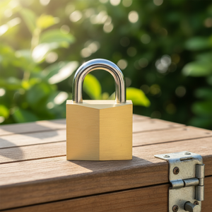 Candado de seguridad de alta seguridad de latón de 25mm con cuerpo de patrón de diamante de 2 llaves para cajas de herramientas de casilleros de puerta-Proveedor a granel - Product Image 5